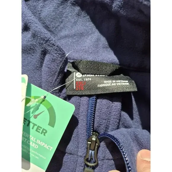 Marmot Reactor Polartec Microfleece Jacket Zip Closure Navy XXL 2XL $100 MSRP - Picture 6 of 9